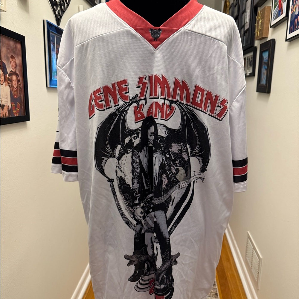 White and Red Men's Jersey